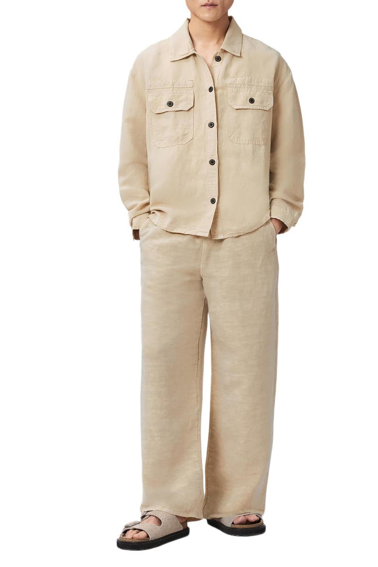 Korten Relaxed Fit Shacket, Alternate, color, SAND BROWN