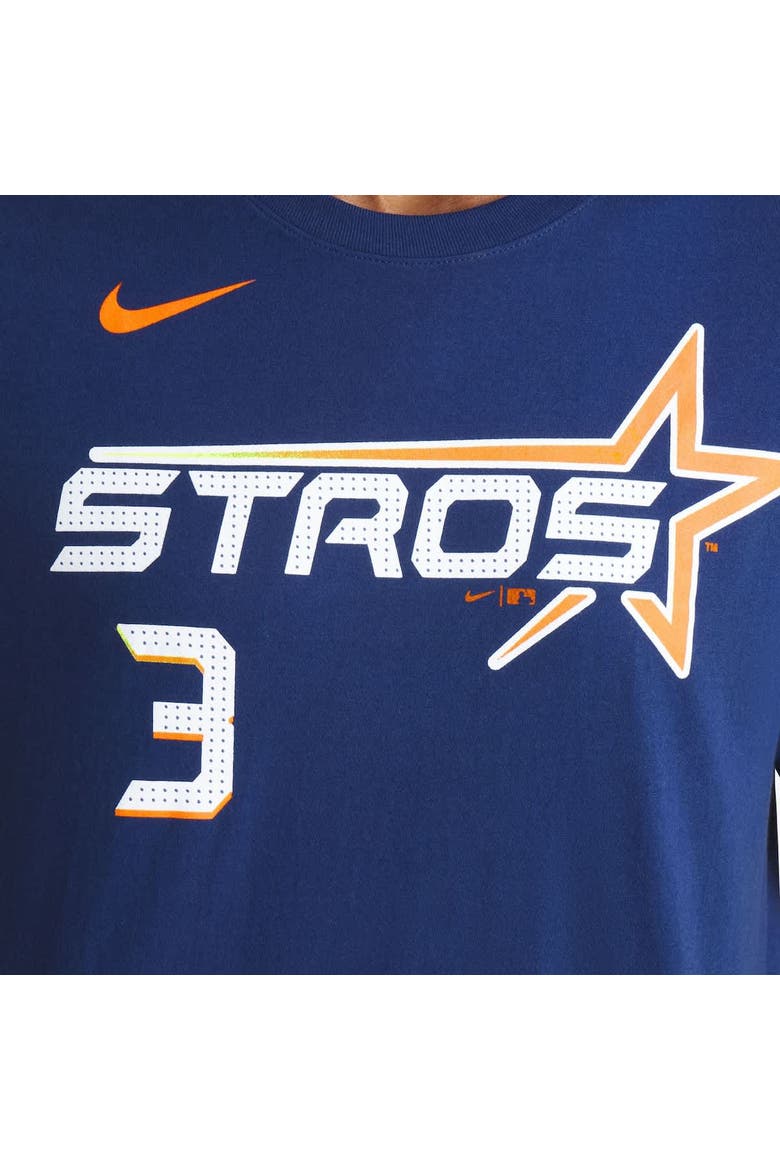 Men's Nike Jeremy Peña Navy Houston Astros 2025 City Connect Fuse Name & Number T-Shirt, Alternate, color, Navy