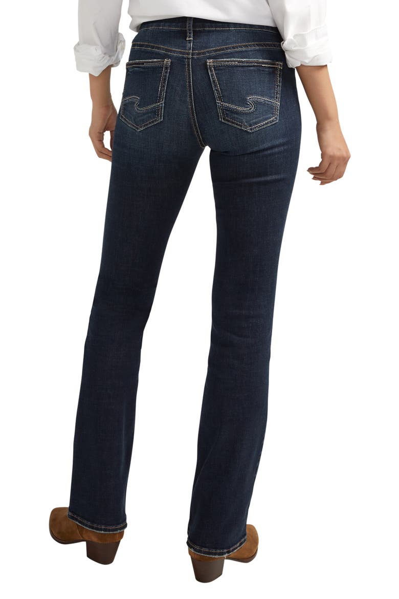 Suki Curvy Mid Rise Slim Bootcut Jeans, Alternate, color, INDIGO