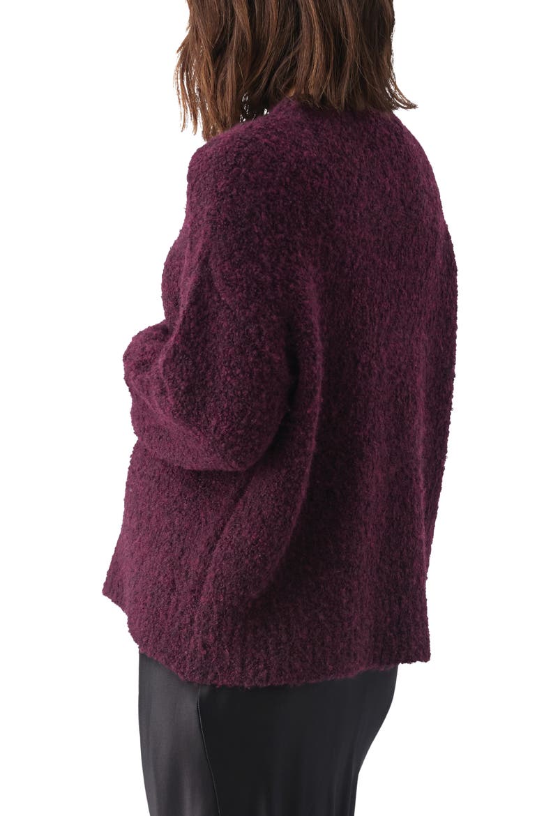 Theo Cosy Knit, Alternate, color, Burgundy
