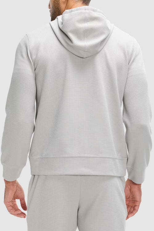 Peloton Waffle Full Zip Hoodie In Mist