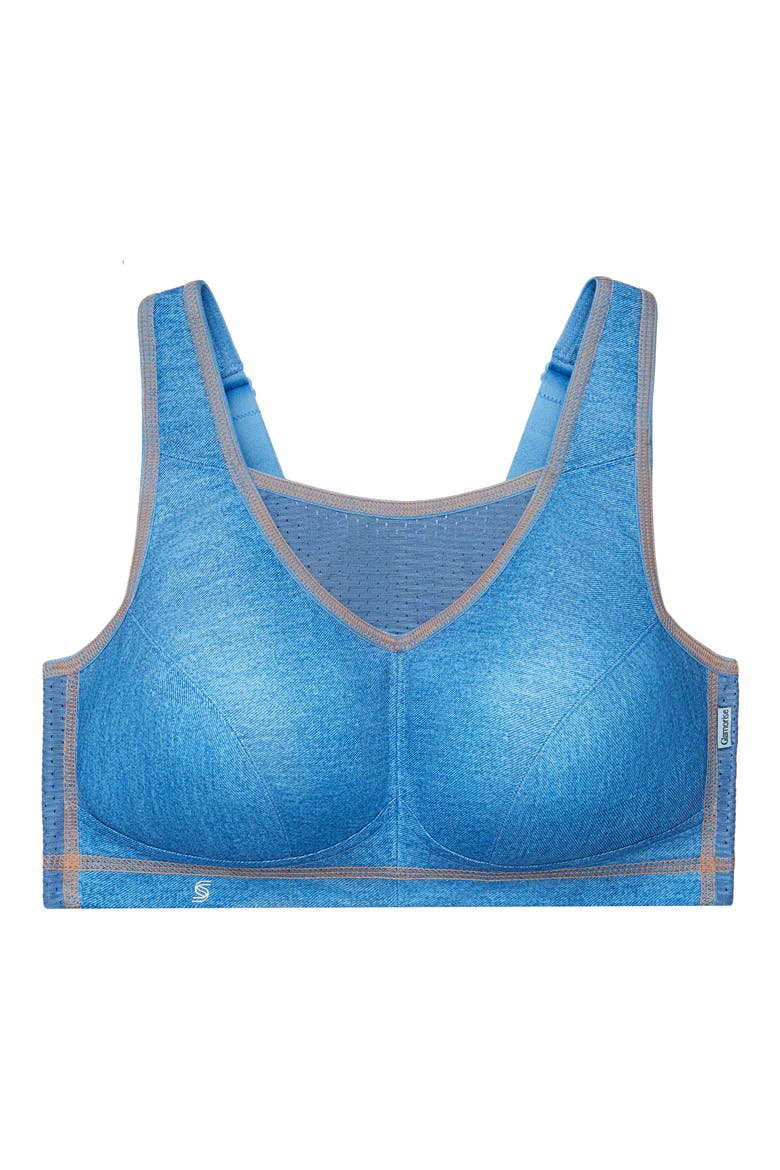 No-Bounce Camisole Elite Sports Bra, Alternate, color, LIGHT DENIM