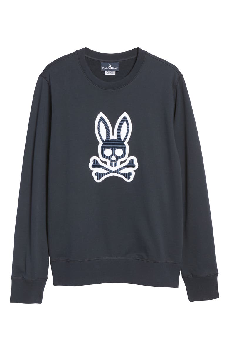 Psycho Bunny Men's Cotton Graphic Sweatshirt, Alternate, color,