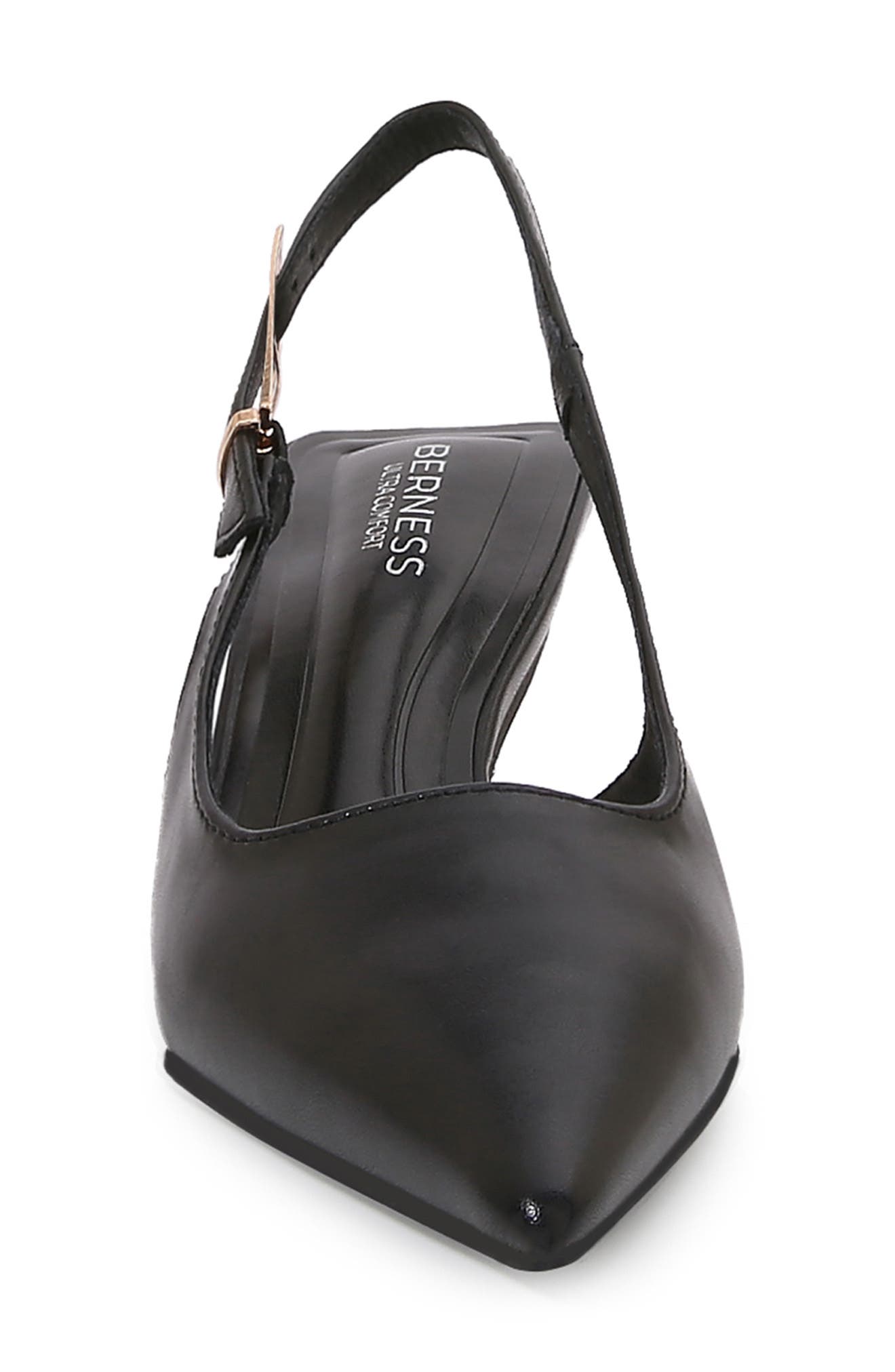 BERNESS Cassandra Kitten Heel Slingback Pump, Alternate, color, Black