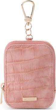 Brahmin Katelynn Croc Embossed Leather Coin Pouch