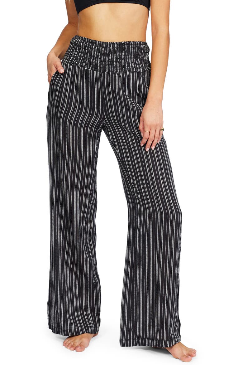 New Waves 2 Wide Leg Pants, Main, color, BLACK MULTI