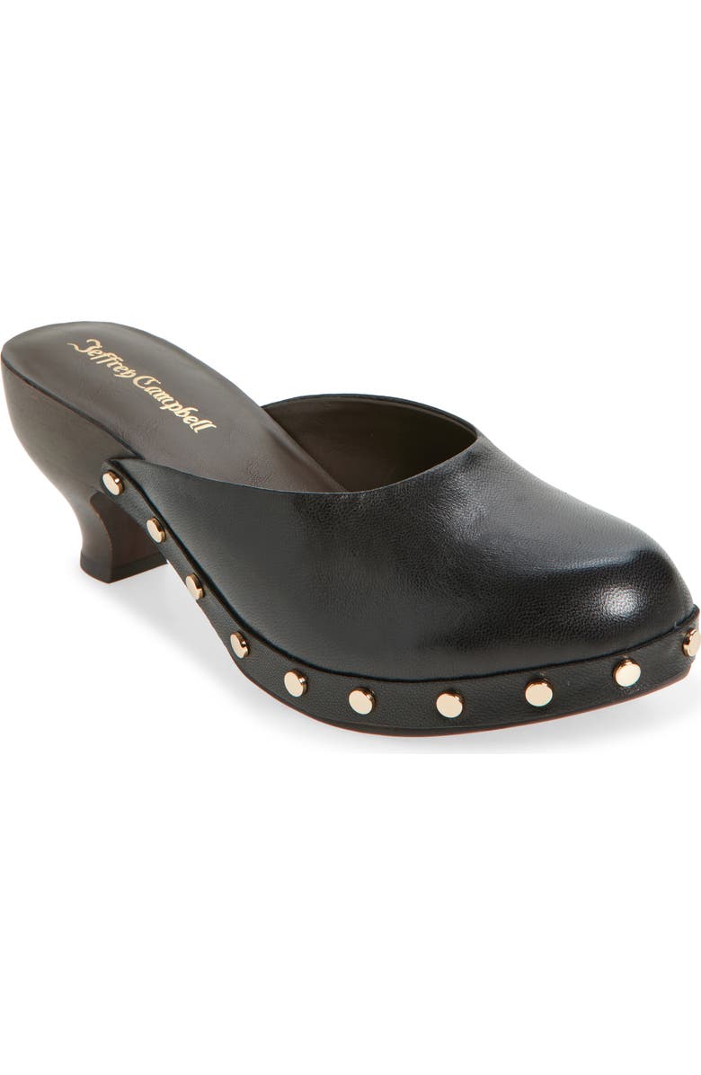 Jeffrey Campbell Cloguette Mule, Main, color, Black