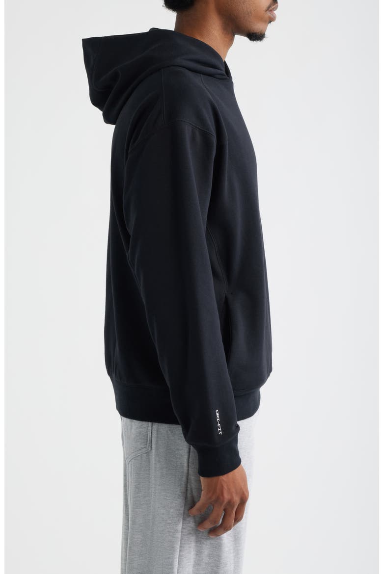 Pro Dri-FIT Pullover Hoodie, Alternate, color, BLACK/ WHITE