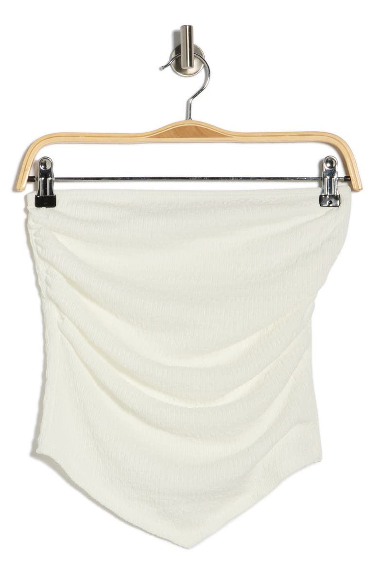 Vigoss Ruched Tube Top, Alternate, color, White