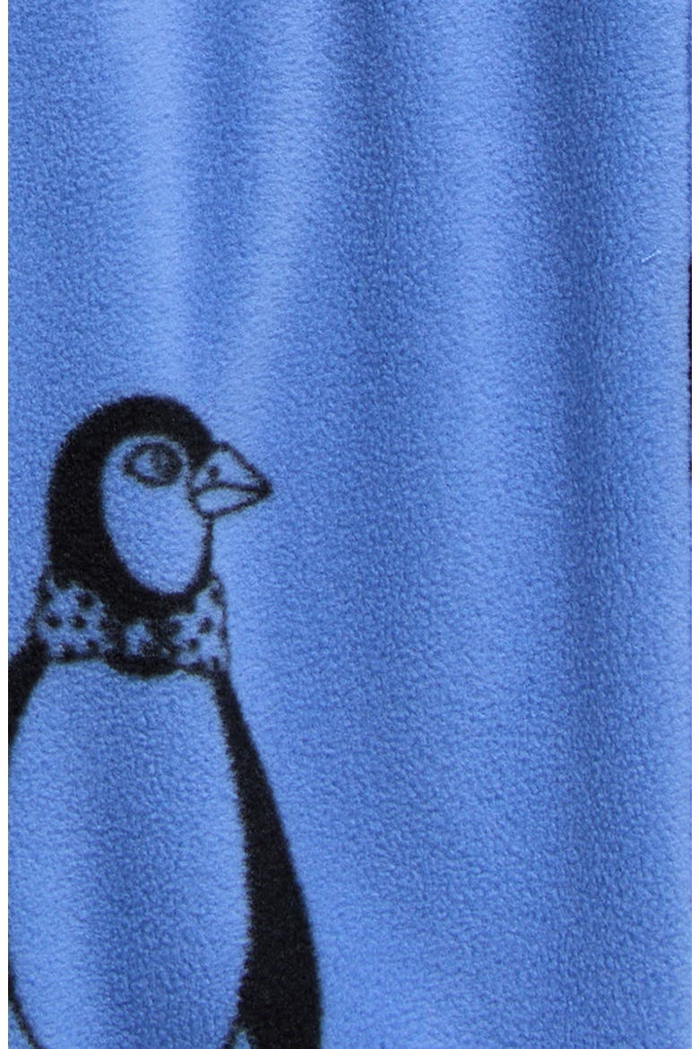 Kids' Penguin Print Polar Fleece Sweatpants, Alternate, color, BLUE