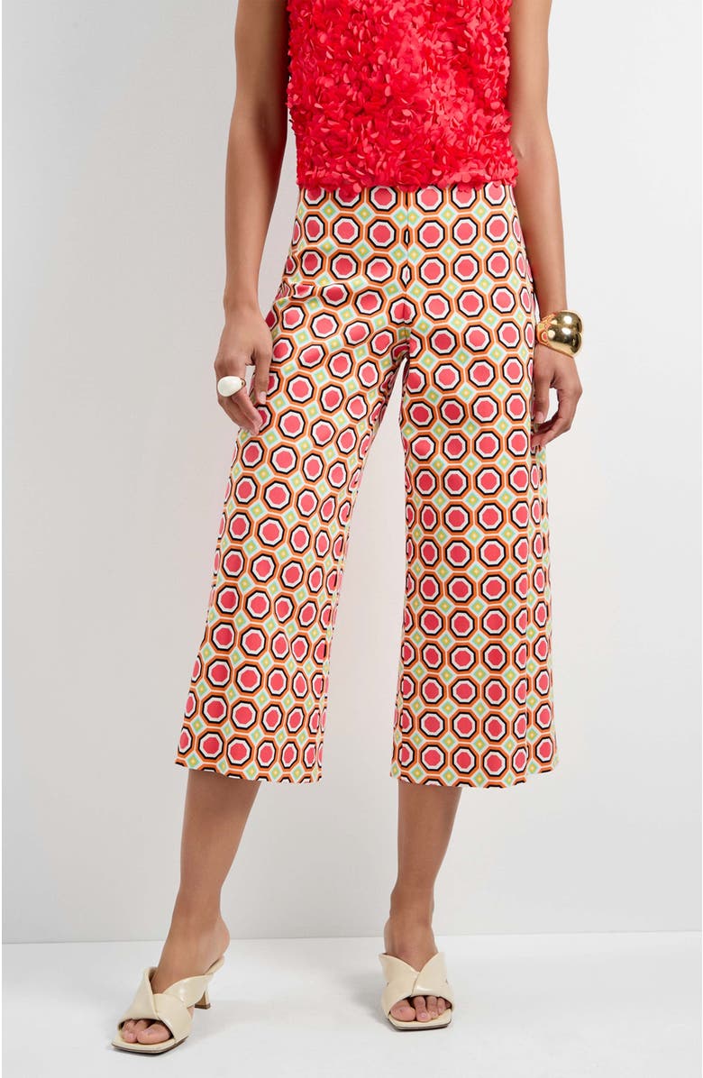 Trina Turk Lulu Cropped Pants, Alternate, color, Salerno