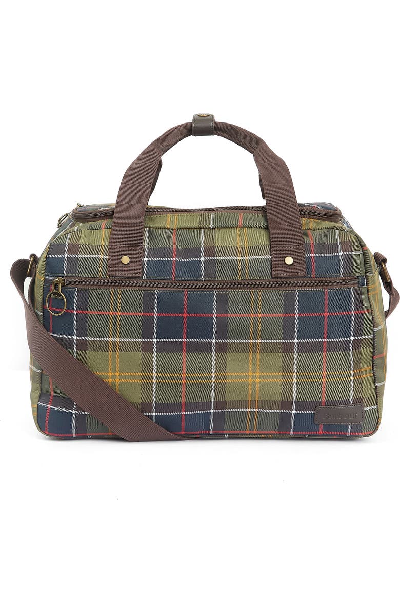 Barbour Torridon Tartan Flight Holdall Duffle Bag, Main, color,