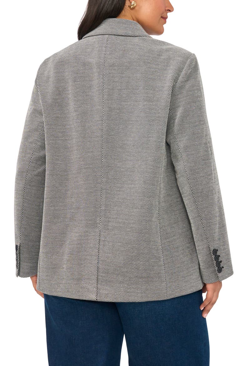 One-Button Blazer, Alternate, color, RICH BLACK