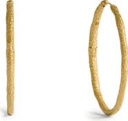 Monica Vinader Large Antica Slim Hoop Earrings
