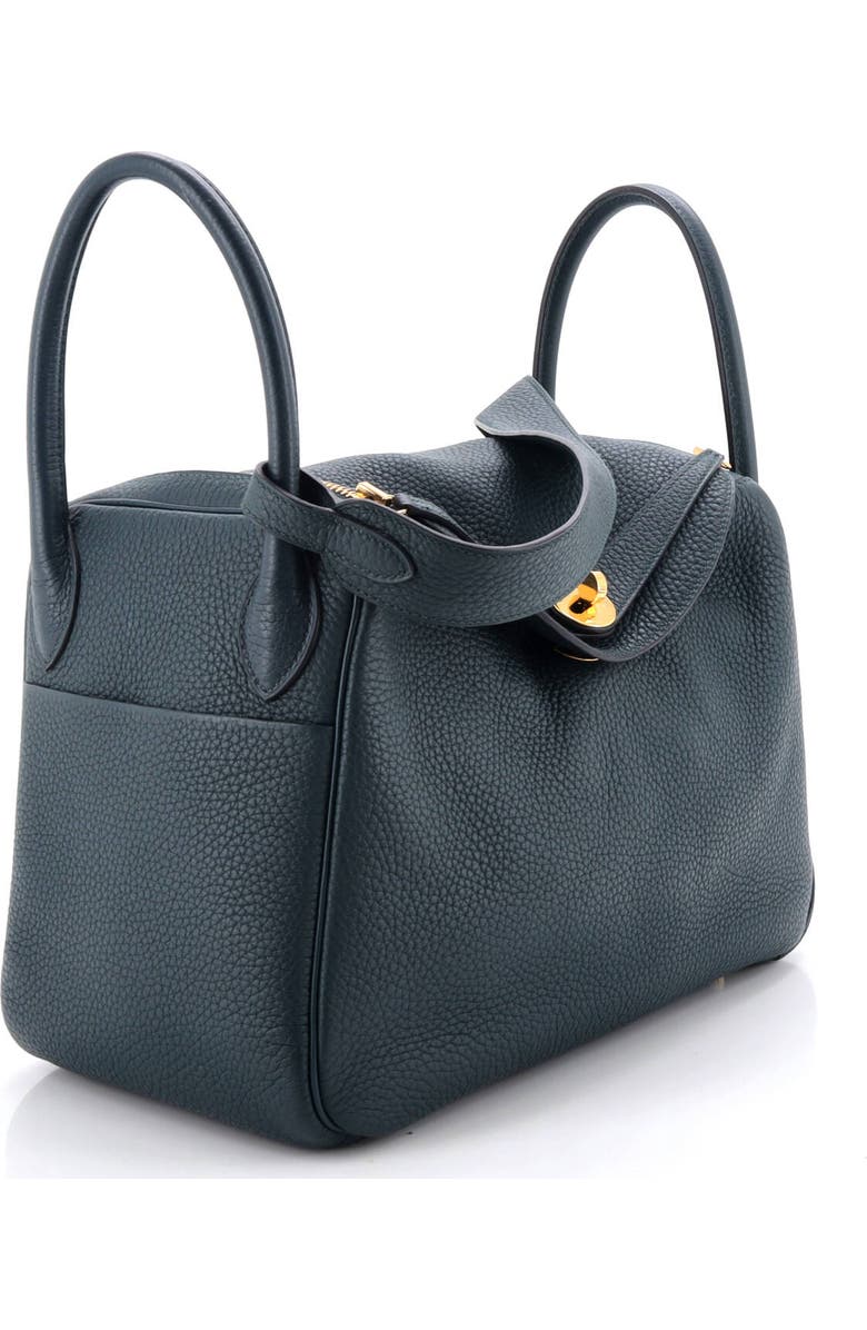 Pre-Owned Hermes Lindy Bag Clemence 30, Alternate, color, Vert Cypress