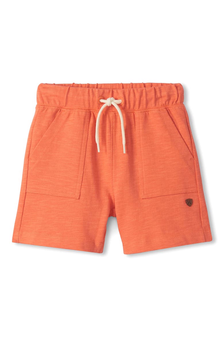 Kids' Flamingo Relaxed Shorts, Main, color, ORANGE