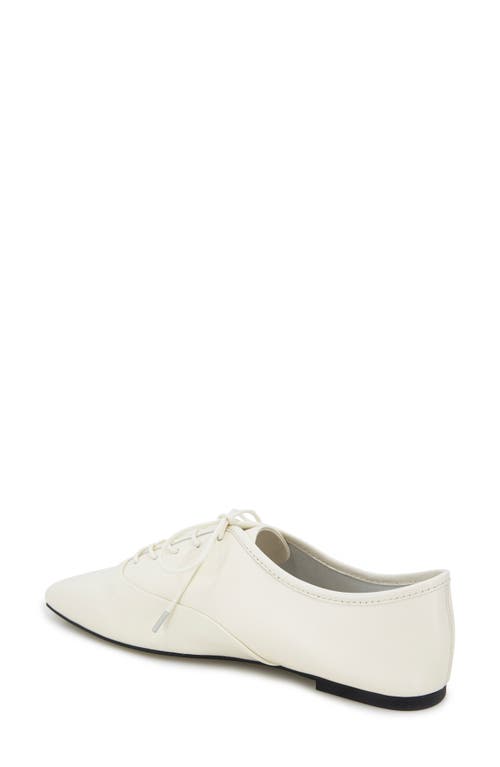 Kenneth Cole Justice Square Toe Oxford In Ecru Leather