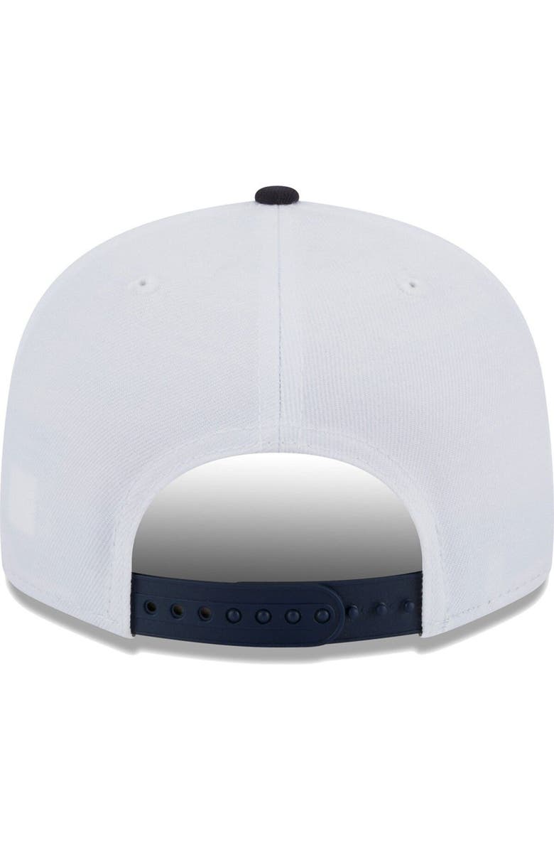 New Era Men's New Era White/Navy Boston Red Sox Crest 9FIFTY Snapback Hat, Alternate, color, 