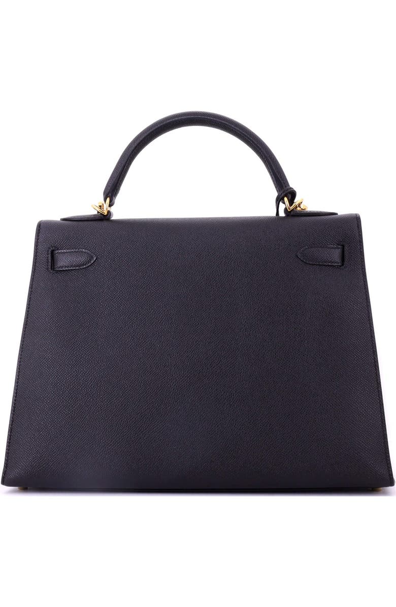 Pre-Owned Hermes Kelly Handbag Black Epsom with Gold Hardware 32, Alternate, color, Noir