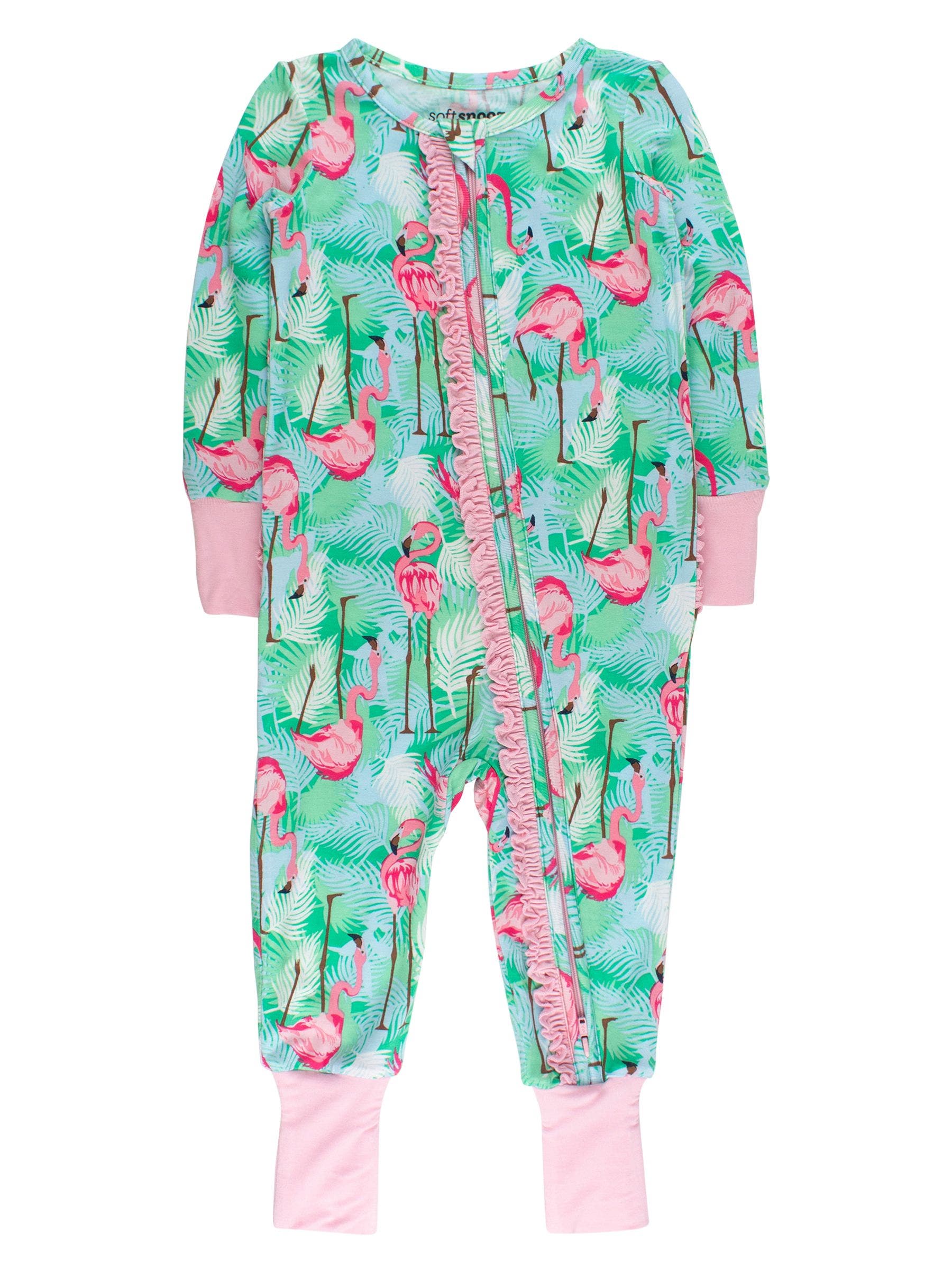 Green Vibrant Flamingo