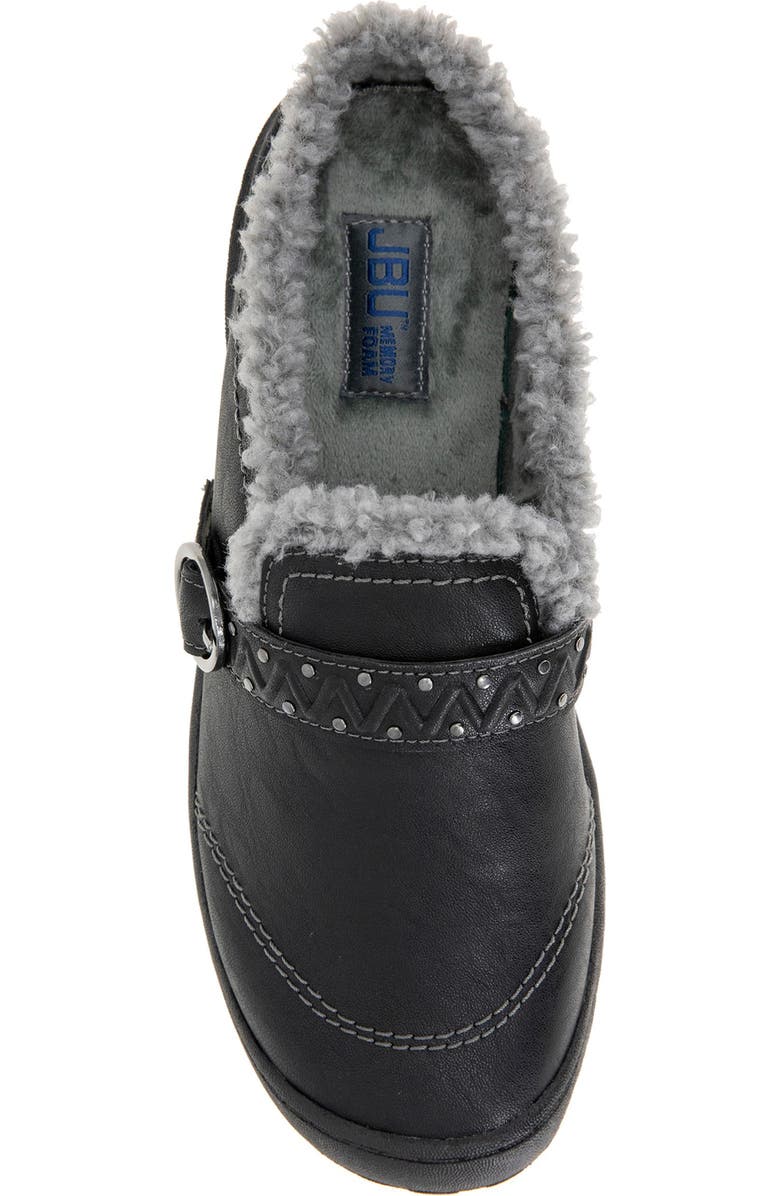 JBU Riley Faux Shearling Lined Slipper, Alternate, color, Black