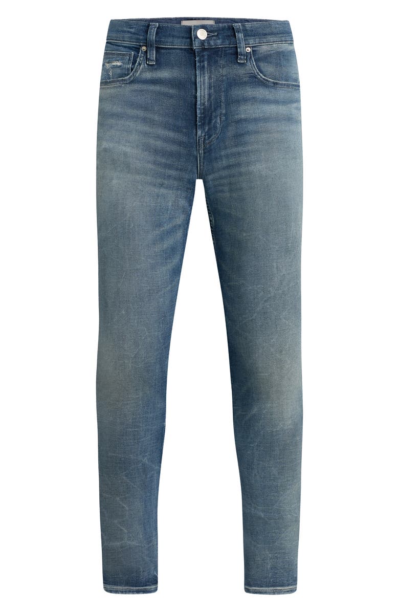 Hudson Jeans Zack Distressed Skinny Jeans, Alternate, color, Dark Shadow
