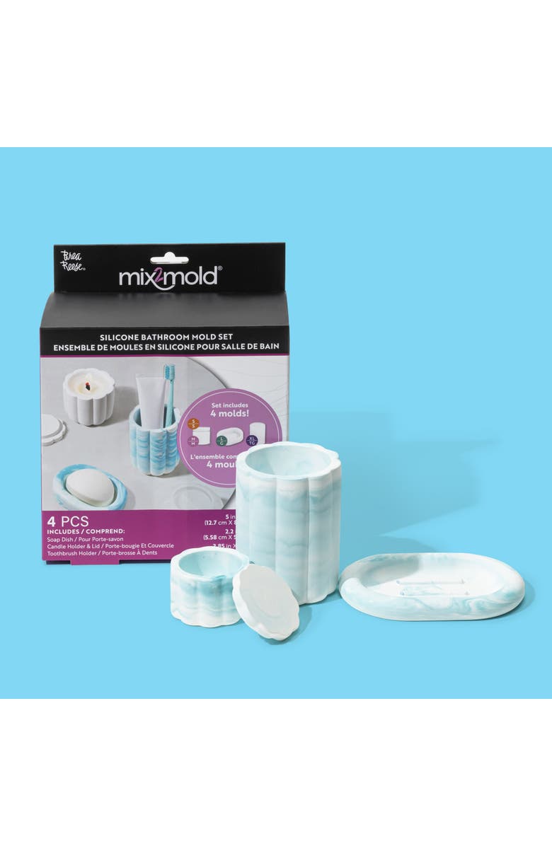 Brea Reese Mix2Mold Molds Value Set Bathroom 4Pc, Alternate, color, 