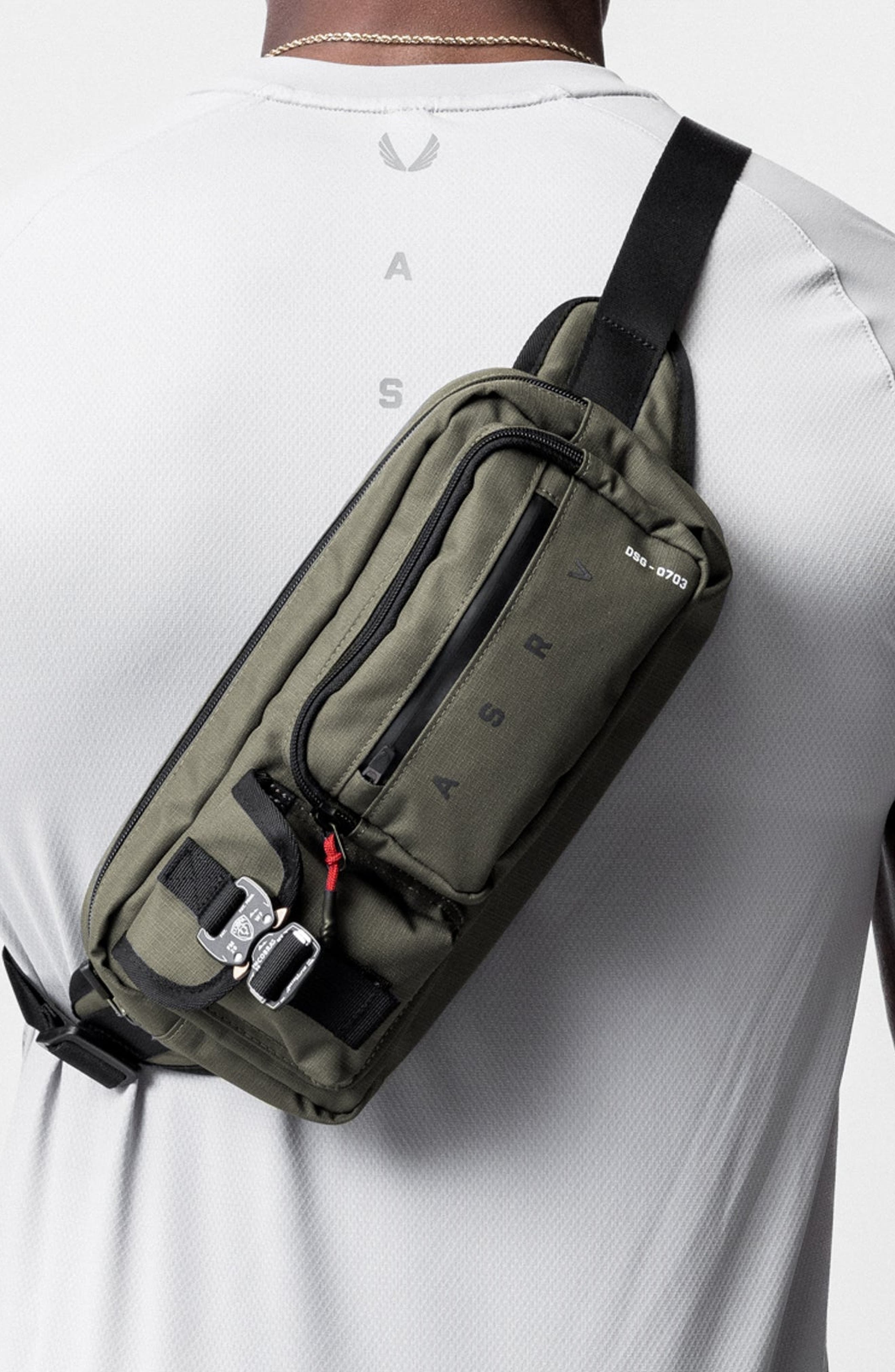 Cordura Tech Crossbody Pack, Alternate, color, Olive