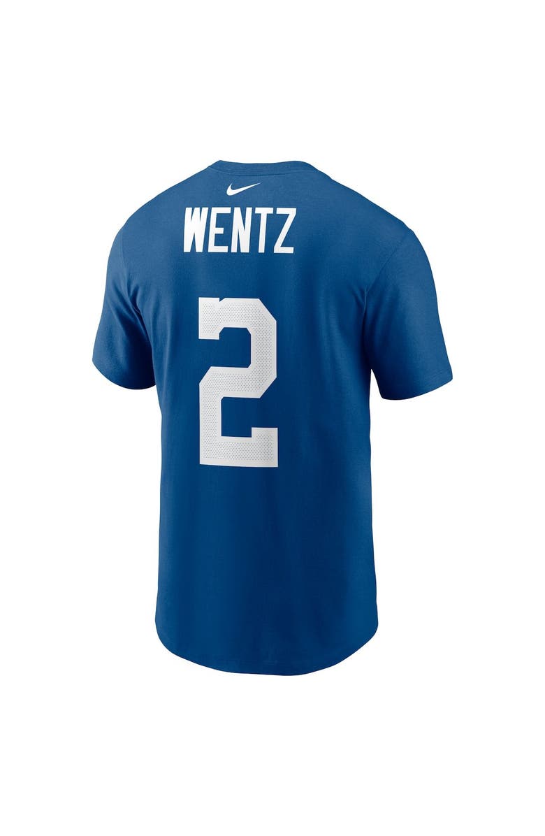 Nike Men's Nike Carson Wentz Royal Indianapolis Colts Name & Number T-Shirt, Alternate, color, 