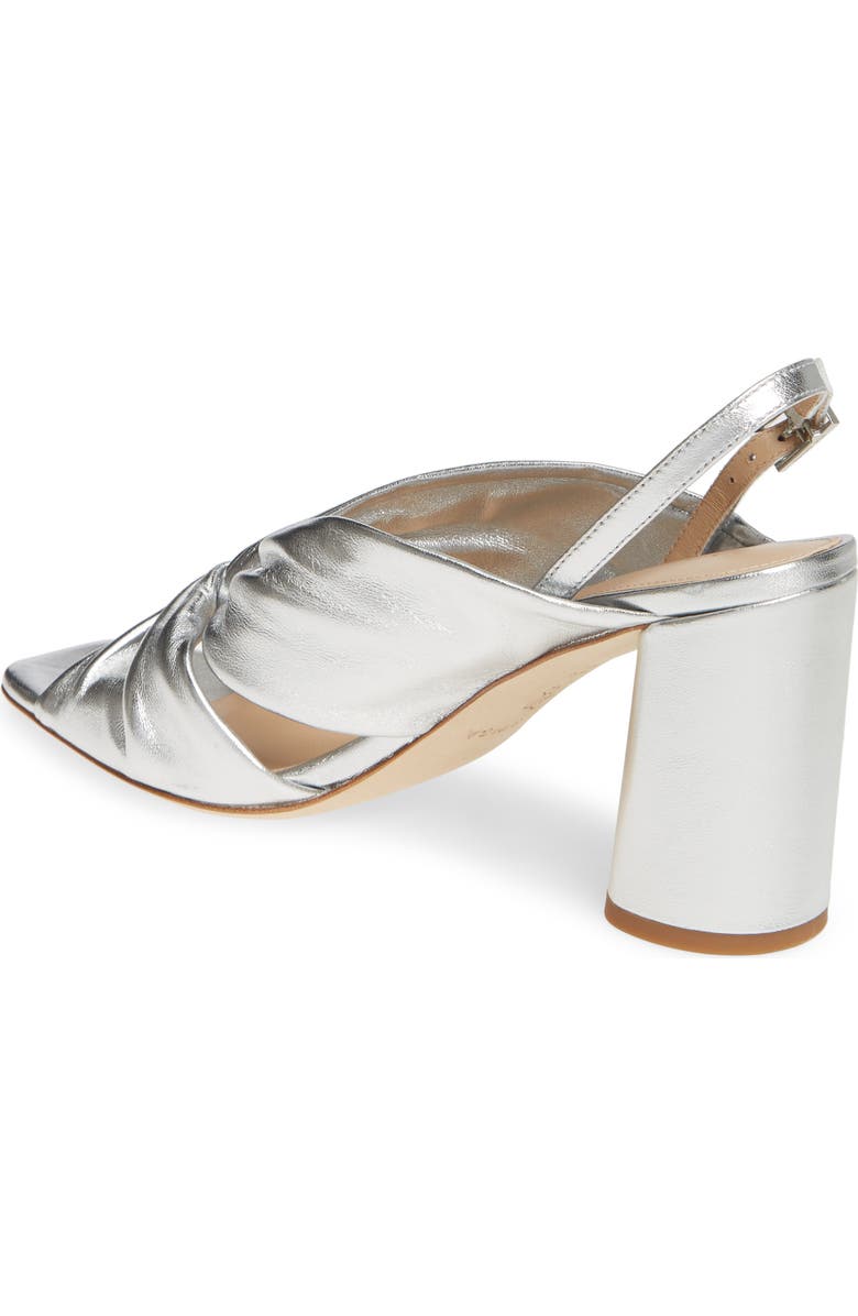 Via Spiga Simone Metallic Slingback Sandal, Alternate, color,