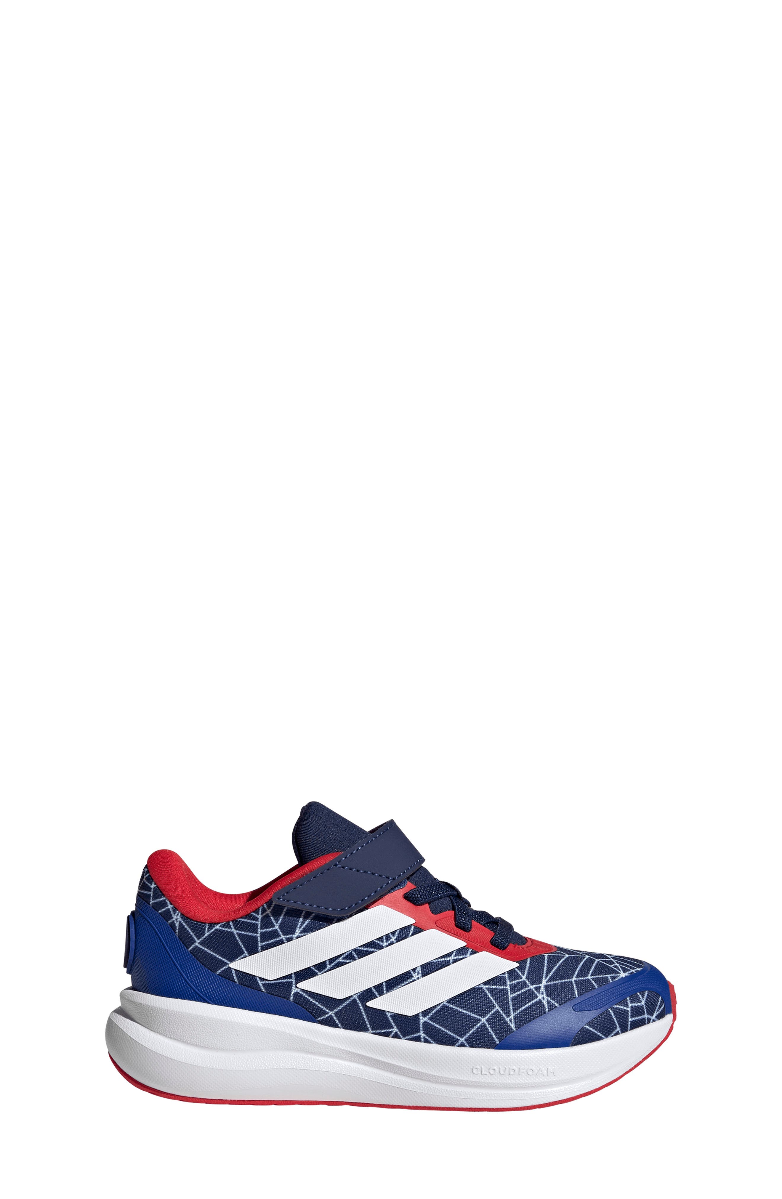 adidas Kids' Runfalcon Spider-Man Running Shoe, Alternate, color, Dark Blue/ White/ Pure Ruby