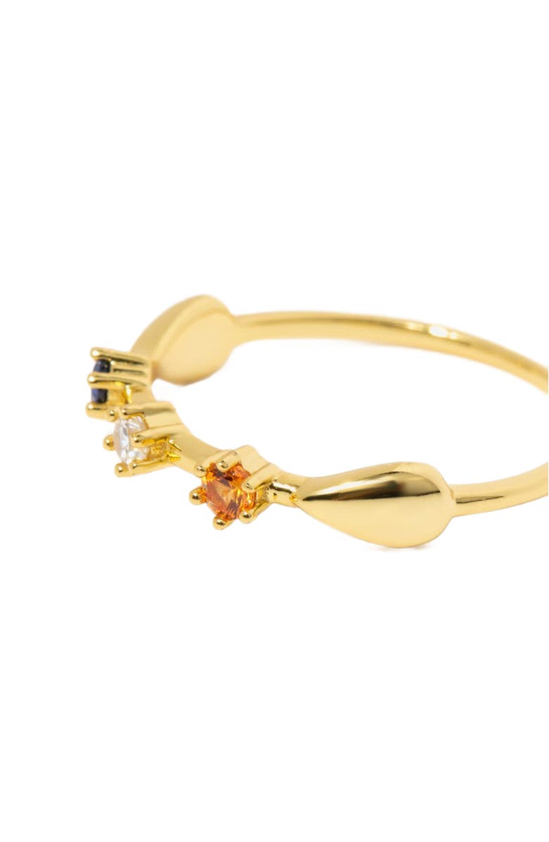 Little Sky Stone Elena Sapphire Accent Ring, Alternate, color, Gold / Multicolor