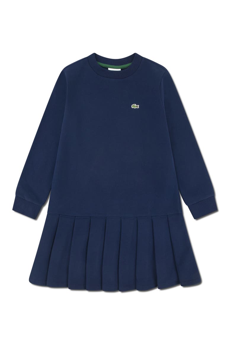 lacoste long sleeve dress Lacoste Women's Long Ribbed Cotton Polo Dress