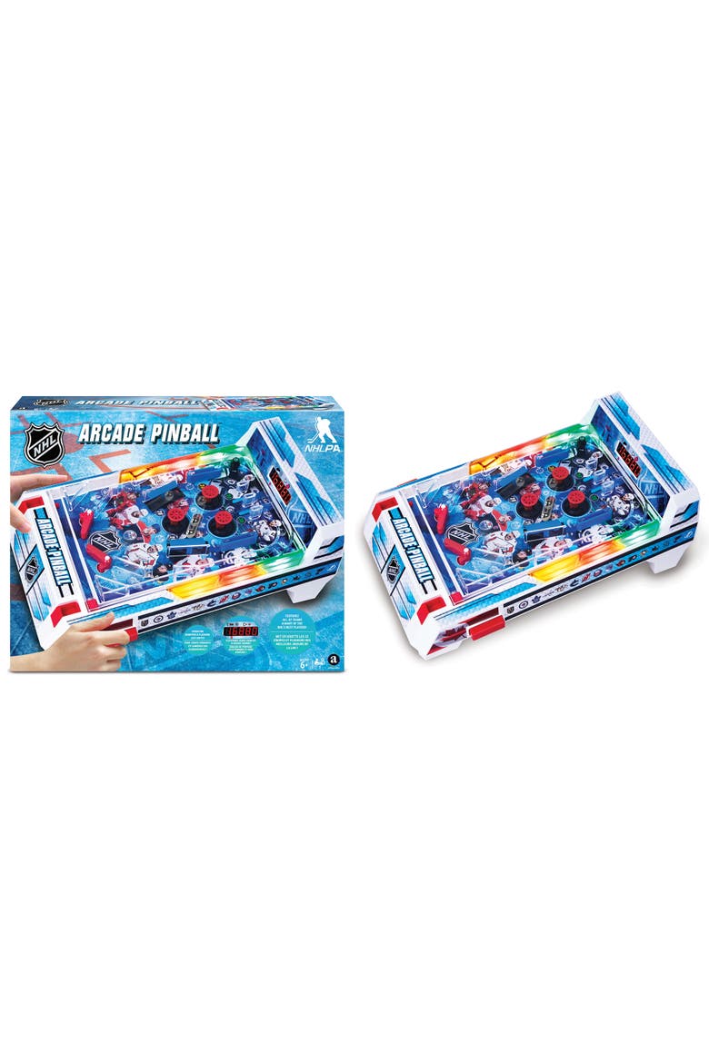 Nhl Arcade Pinball Light & Sound Tabletop Sports Game, Alternate, color, Multicolored