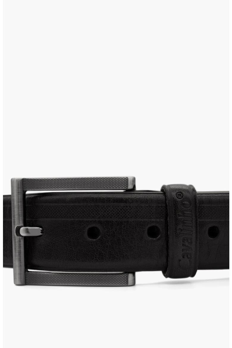 Classic 525 Embossed Leather Belt, Alternate, color, Black