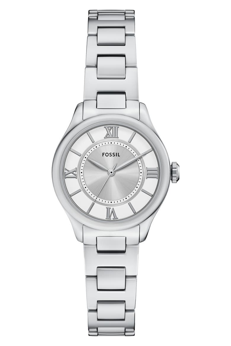 Gilmore Bracelet Watch, 28mm, Main, color, SILVER