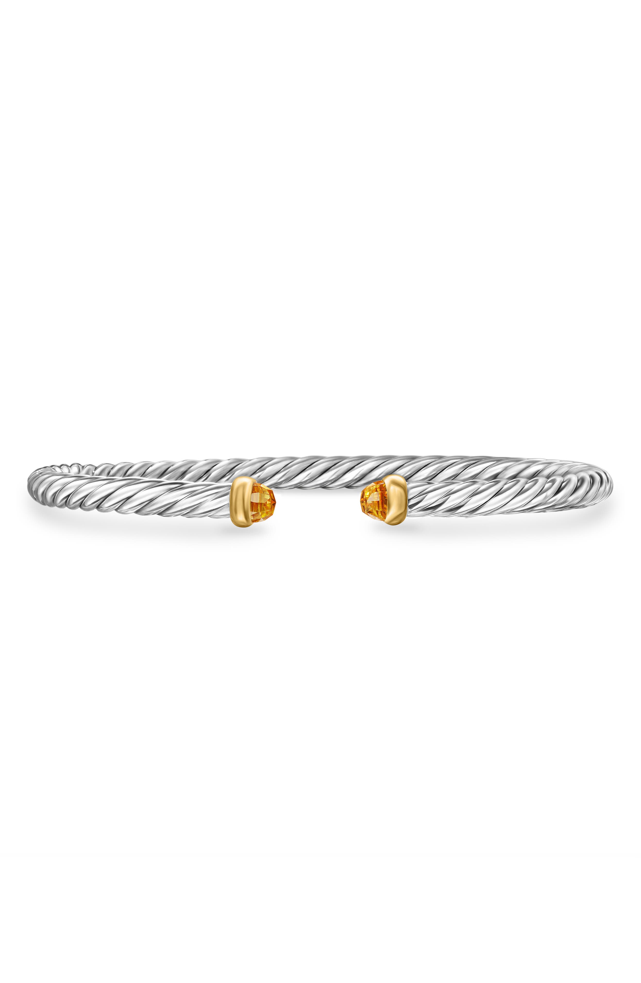 STERLING SILVER/ GOLD/ CITRINE