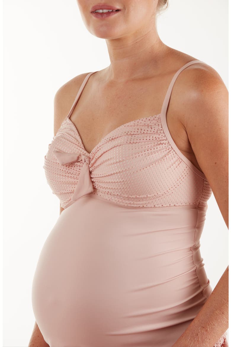 Portofino Two-Piece Maternity Swimsuit, Alternate, color, PETAL
