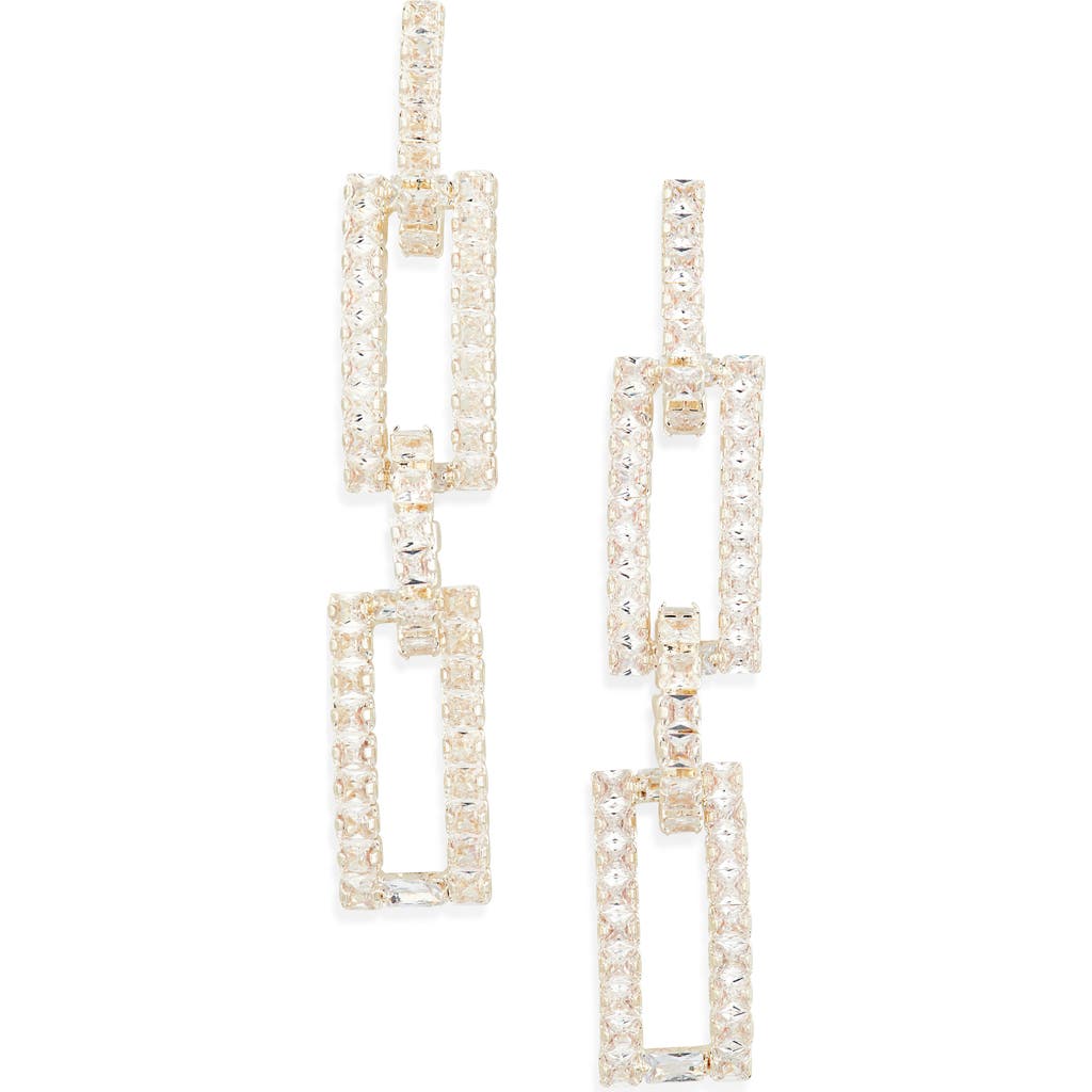 Tasha Cubic Zirconia Link Drop Earrings