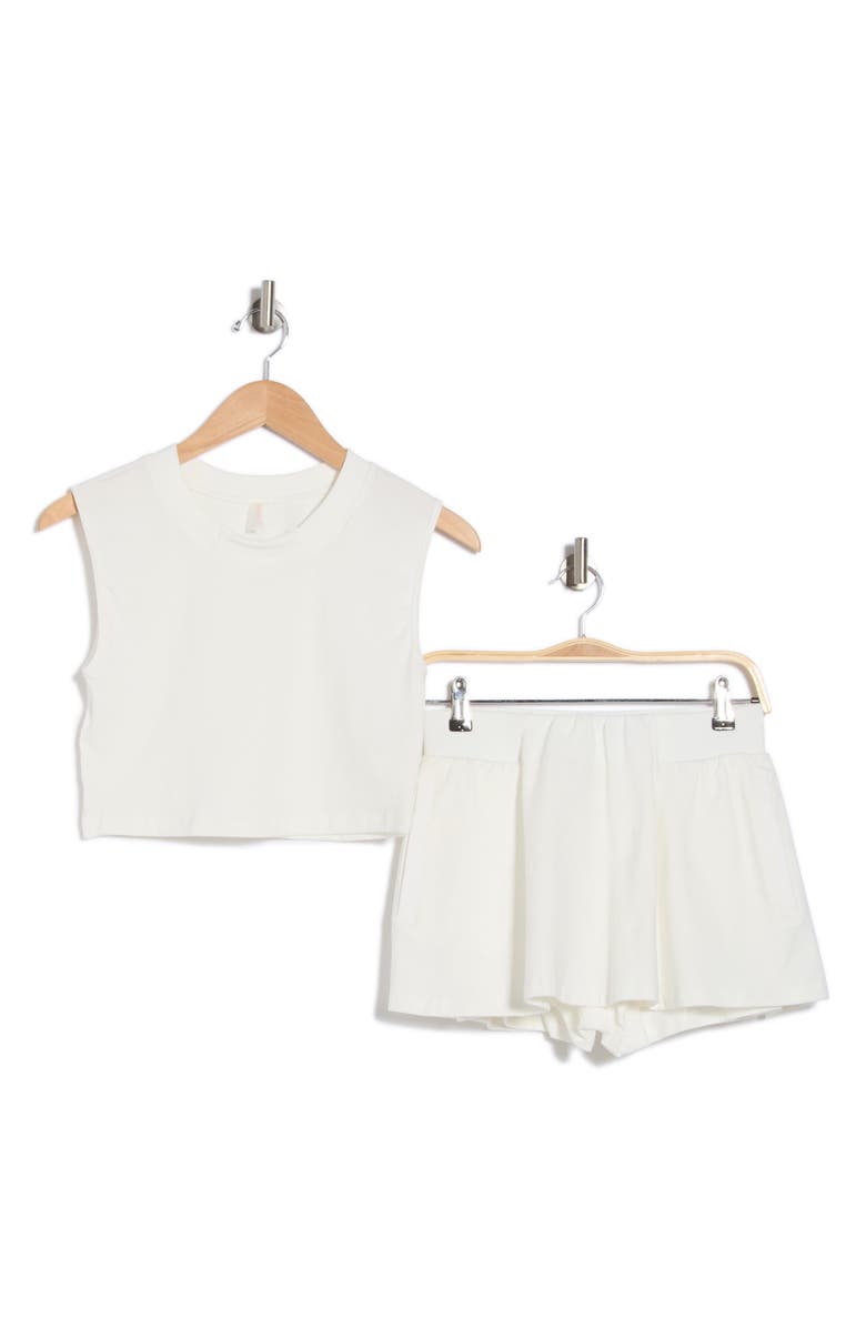 Free People Hot Shot Tank & Skort Set, Alternate, color, White