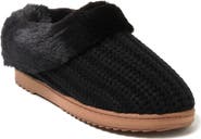 DEARFOAMS Hannah Festive Knit Clog Slipper