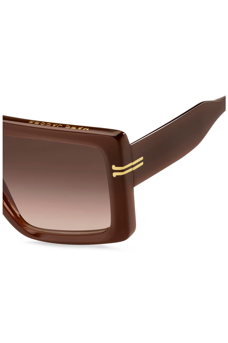 59mm Gradient Flat Top Sunglasses, Alternate, color, BROWN / BROWN GRADIENT
