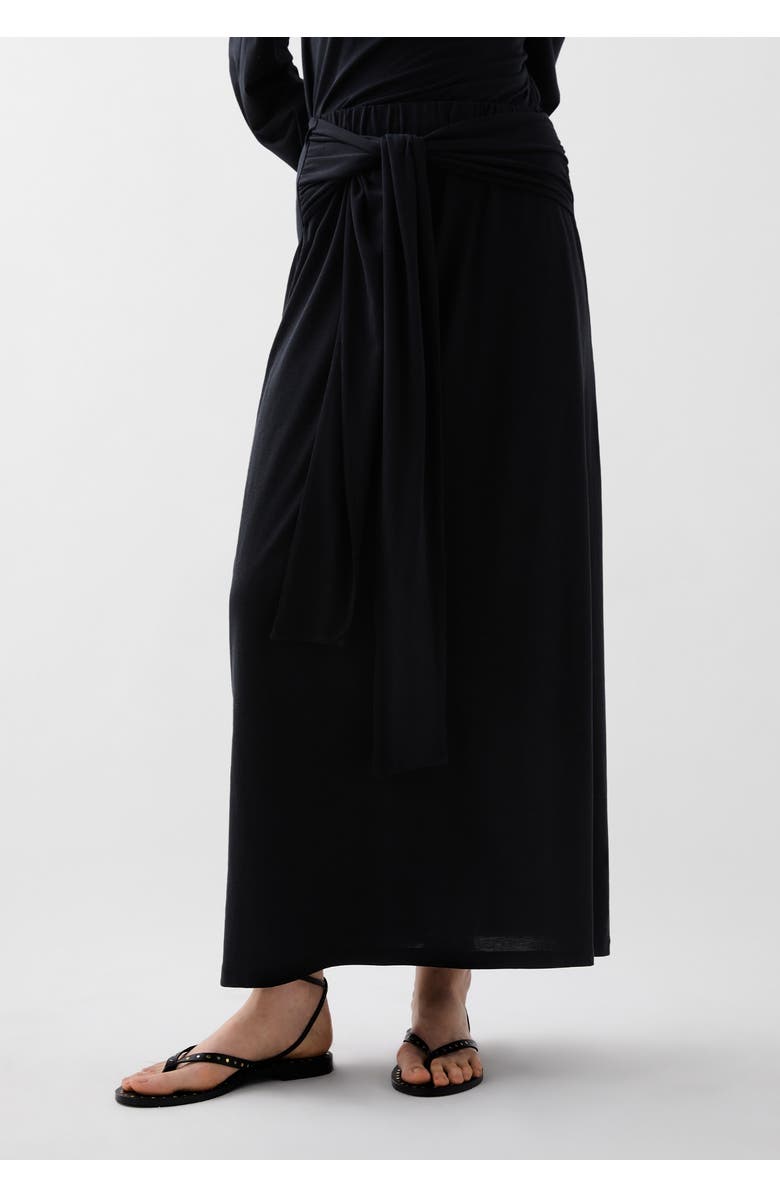 Scalpers Ic Knot Skirt, Main, color, Black