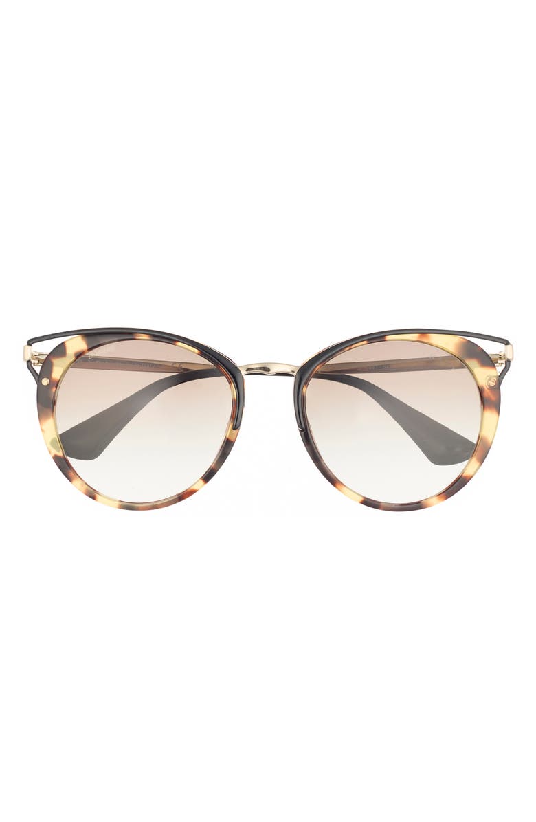 Prada 54mm Gradient Cat Eye Sunglasses, Main, color,