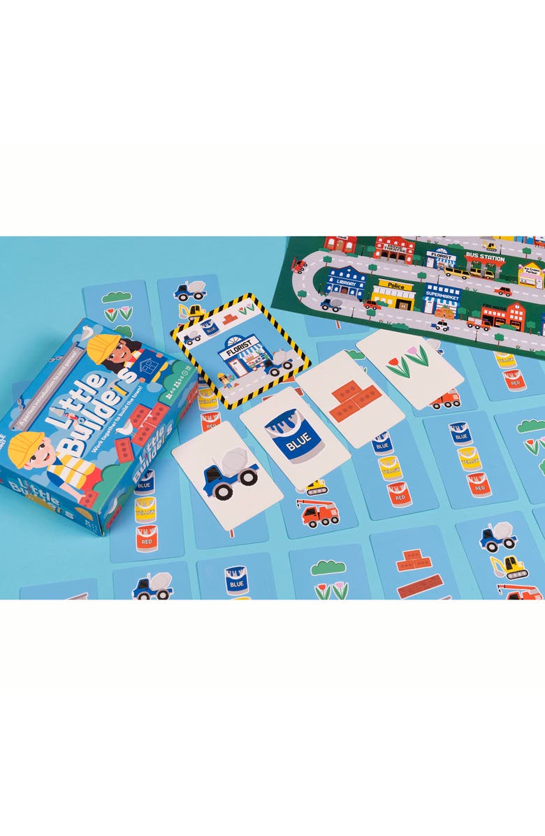 Professor Puzzle Little Builders Memory 
Collection Card Game, 4+, Alternate, color, Multicolored