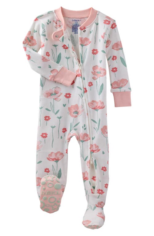 Butterblu Baby Cruz Footed Sleeper Pajama In Pink