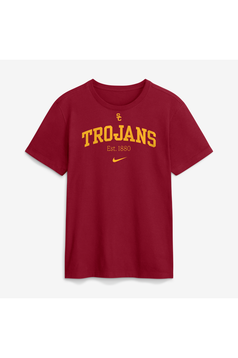 Men's Nike Cardinal USC Trojans Academic Arch T-Shirt, Main, color, Cardinal