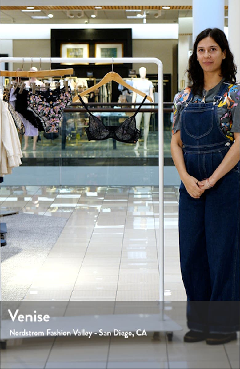 Signature Script Lace Underwire Demi Bra, sales video thumbnail