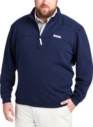 vineyard vines Big & Tall 1/4-Zip Collegiate Shep Shirt