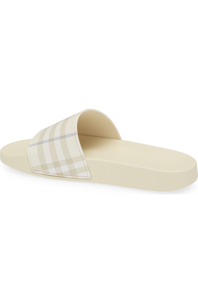 Burberry Furley Check Slide Sandal, Alternate, color, Ssm Beige Check